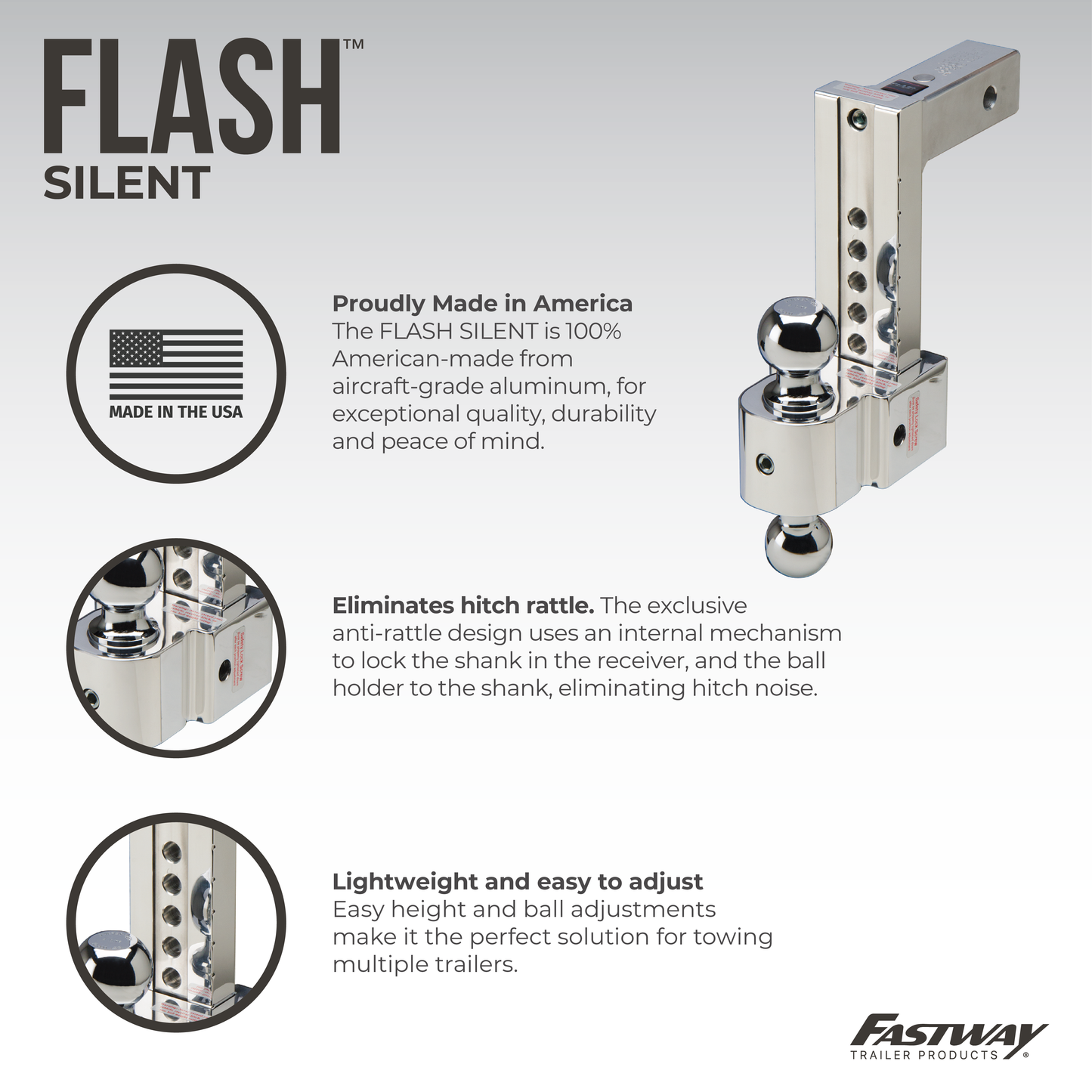 FLASH™ SILENT Ball Mount