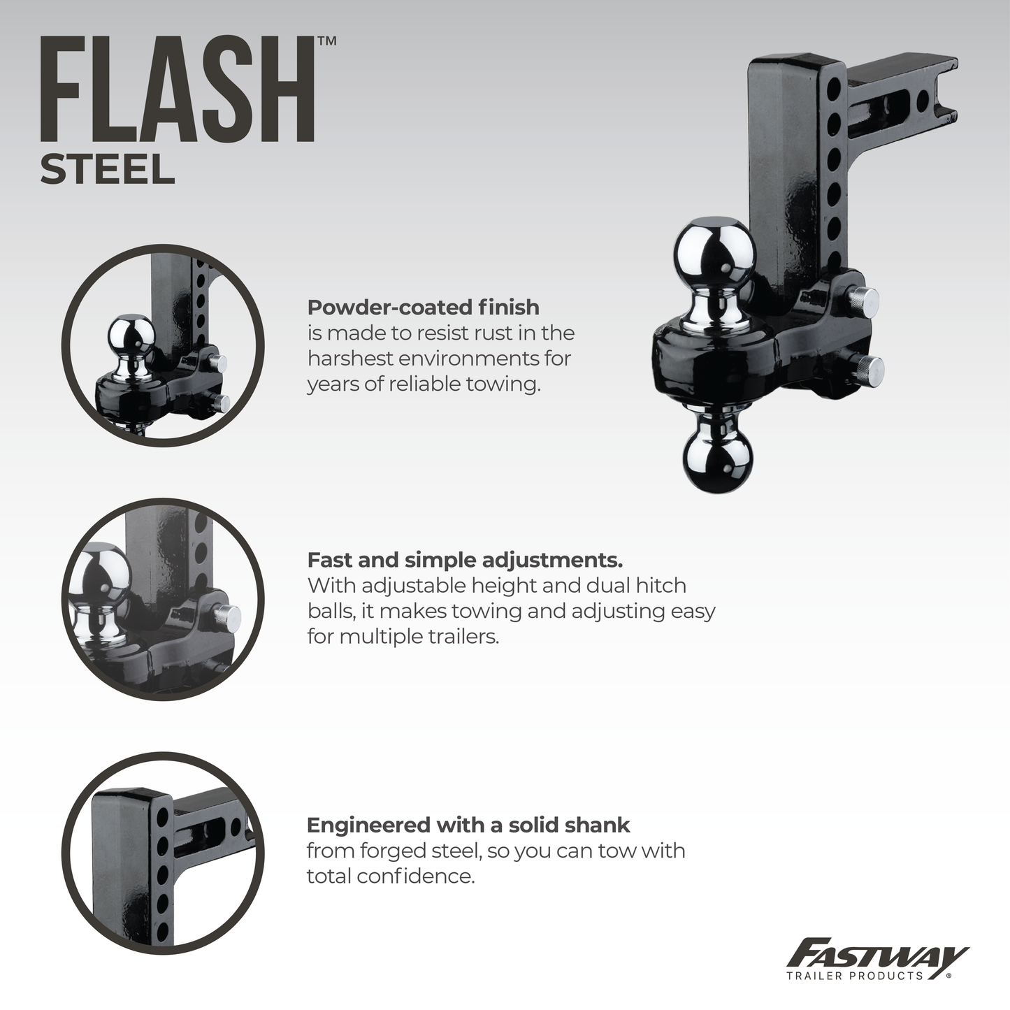 FLASH™ STEEL Ball Mount