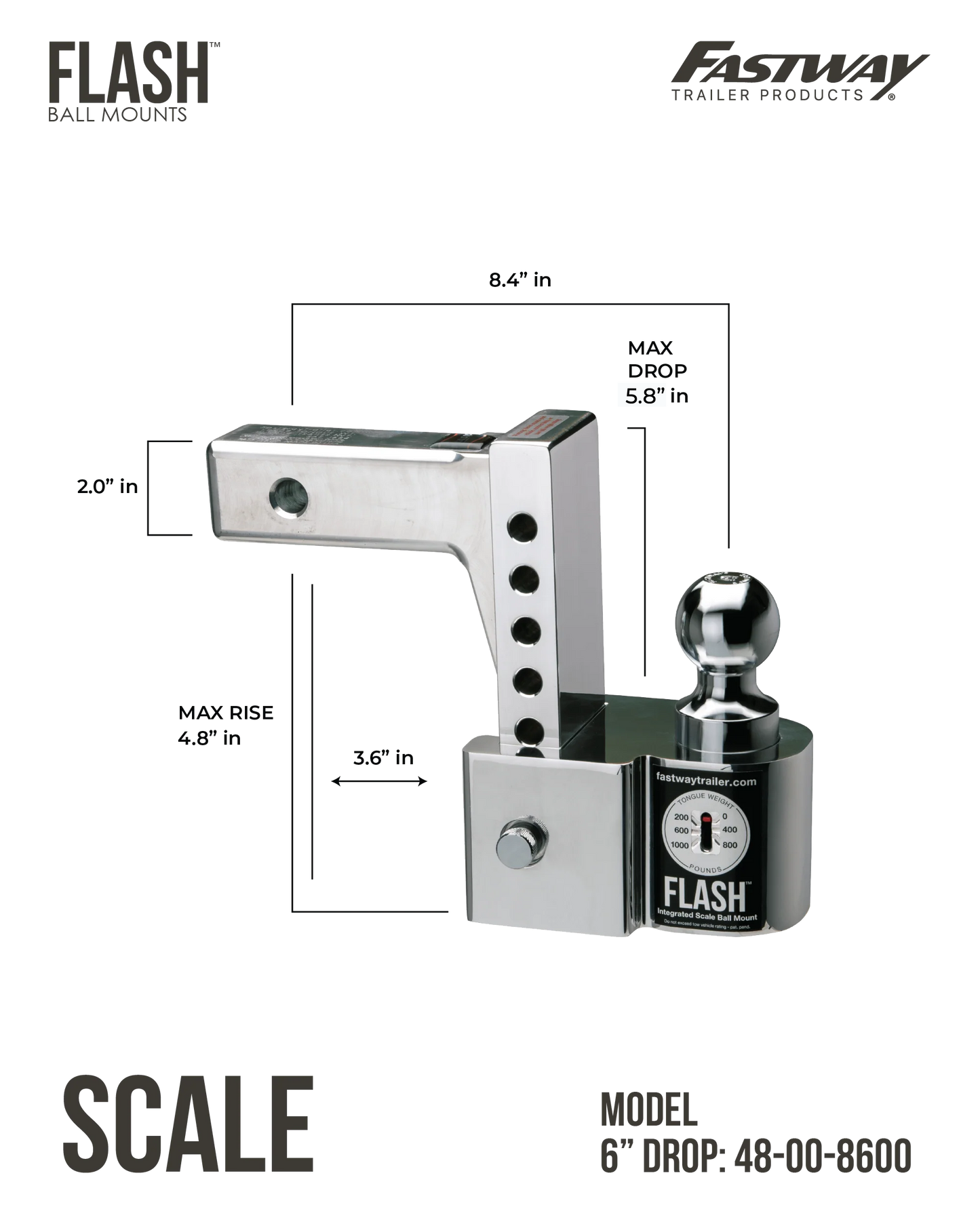 FLASH™ SCALE Ball Mount