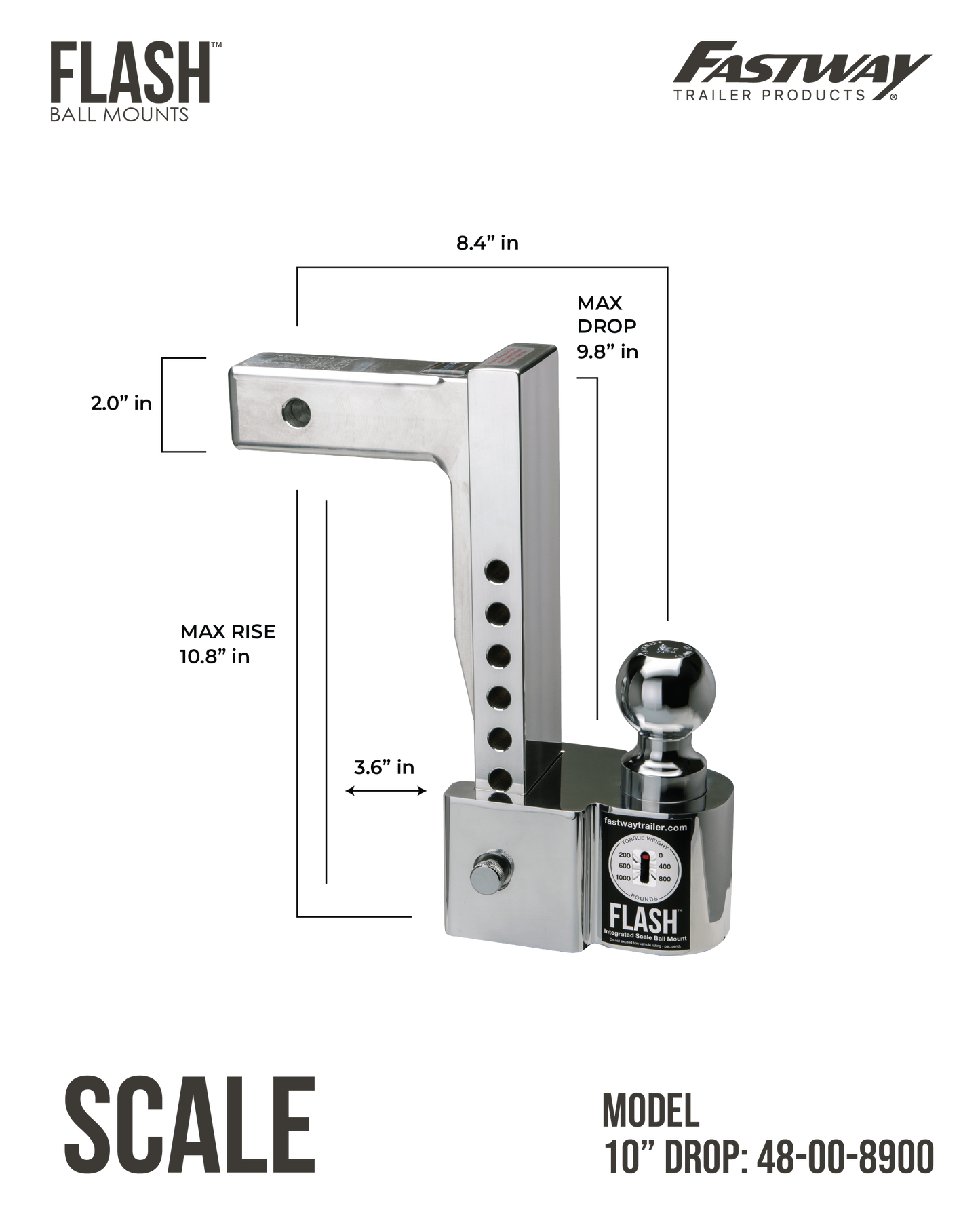 FLASH™ SCALE Ball Mount